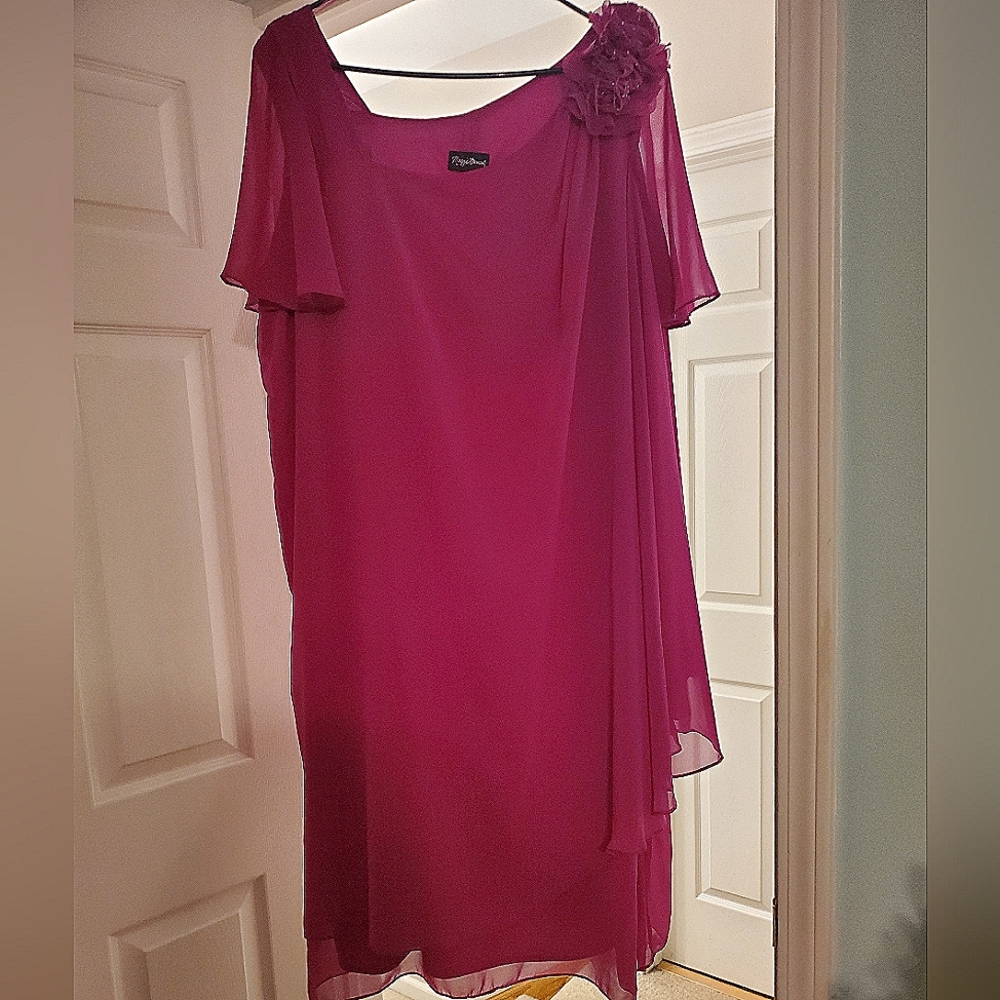Maggie Barnes, Fuscia, Size 26 Party Dress